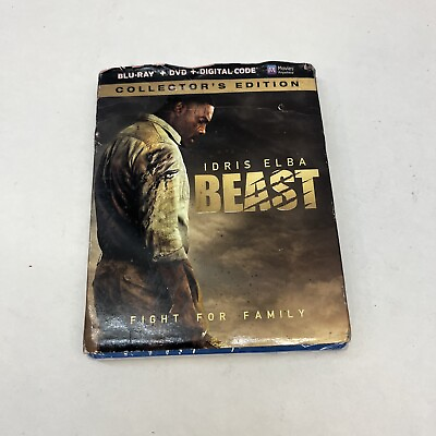 #ad Beast Blu ray DVD Digital Idris Elba New Sealed $7.99
