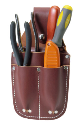 #ad Occidental Leather 5057 Leather Pocket Tool Caddy with 4 Pockets amp; Holders $57.84