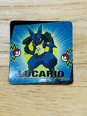 #ad Lucario Pokemon Mini Seal Sticker Nintendo SEA 18 F S $13.00