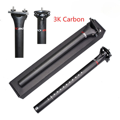 #ad Carbon Fibre MTB Bicycle Seatpost Double Nail Road Bicycle Seatpost Bike Parts $98.00