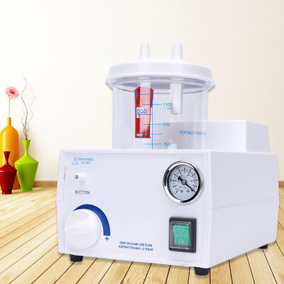 #ad Emergency Dental Phlegm Suction Unit Portable Medical Vacuum Aspirator Machine $137.65