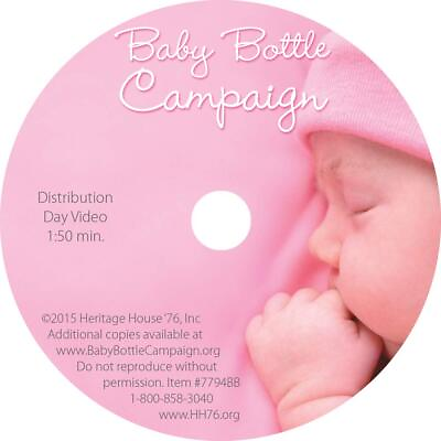 #ad Baby Bottle Campaign Promo DVD Digital Pro Life DVD $269.00