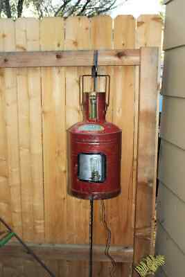 #ad Antique Fuel Can Lamp Butler Mfg Man Cave Farmhouse Decor $149.85