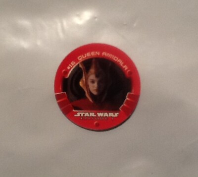 #ad Star Wars Episode 1 Defeat the Dark Side Queen Amdala Disk 1 1 4quot; MINT Taco Bell $1.00