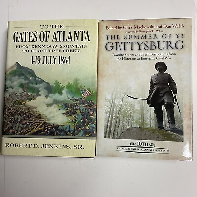 #ad Lot of 2 l Civil War Era l To the Gates of Atlanta l Summer of ‘63 Gettysburg $13.95