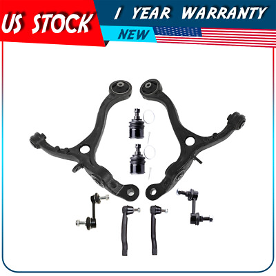 #ad 8Pcs Front Lower Outer Control Arm Tie Rod End Sway Bar For 2009 2014 Acura TSX $105.24
