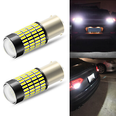 #ad 2X AUXITO 1156 7506 High Power Reverse LED Back Light Up Bulbs 6000K 2800LM $14.24