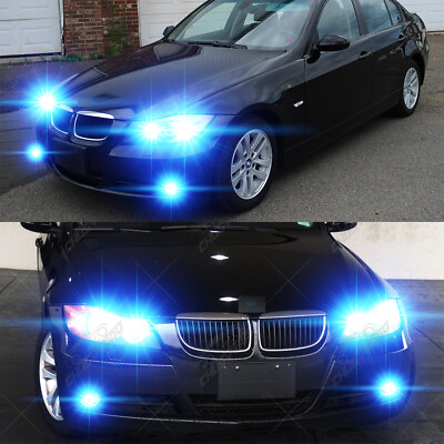 #ad For BMW 325xi 330xi 2002 2006 6X LED Headlight Fog Light Bulbs Combo Kit 8000K $56.99