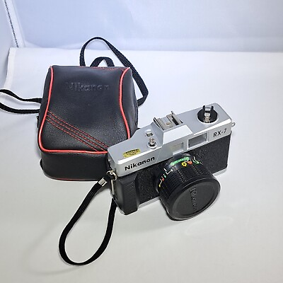#ad Nikanon RX 7 Camera with Civica 218 M Flash Read Description 50mm Lens $24.99