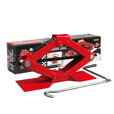#ad BIG RED T10152 Torin1.5 Ton 3000 lb Steel Scissor Lift Jack Car Kit $21.99