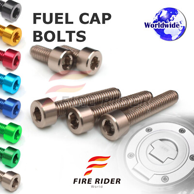#ad FRW 6Color Fuel Cap Bolts Set For Yamaha YZF R3 15 16 15 16 $8.88