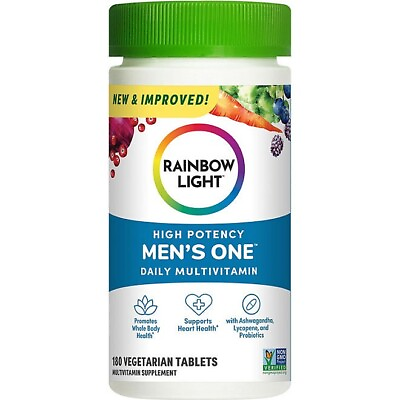 #ad Rainbow Light Men’s One Multivitamin Plus Superfoods amp; Probiotics 180 ct. $42.49