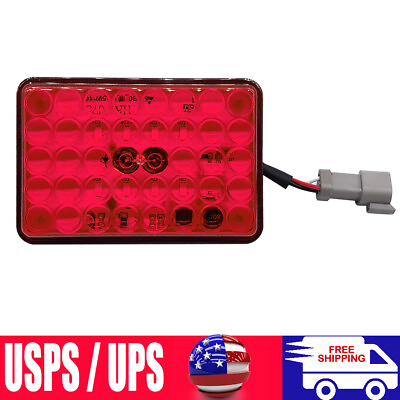 #ad LED Signal Stop Tail Light Replace 3348049 Lamp Assembly for Cat Caterpillar Red $38.69