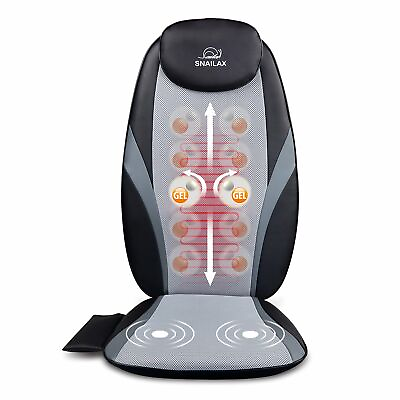 #ad 【Snailax Shop】Gel Back Massager with Heat Massage Chair Pad Massage Cushion $99.99