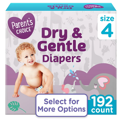 #ad Parent#x27;S Choice Dry amp; Gentle Diapers Size4 192 Count $27.11