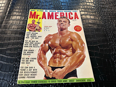 #ad MAY 1962 MR MISTER AMERICA bodybuilding magazine CHUCK SIPES $24.99