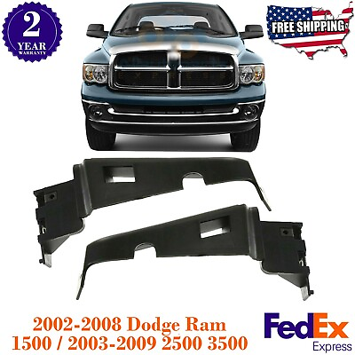 Front Bumper Side Support Brackets For 2002 2008 Dodge Ram 1500 03 09 2500 3500 $37.82