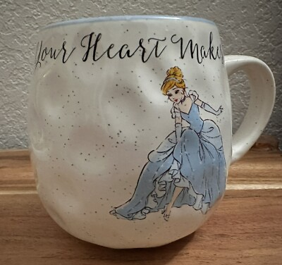#ad Disney Princess Cinderella “A Dream Is A Wish” Coffee Mug By Zrike Brands NEW $19.99