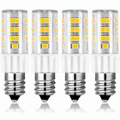 #ad Luxrite Dimmable E12 LED Bulbs T4 T3 40W Equivalent 4000K 500lm ETL 4 Pack $33.45