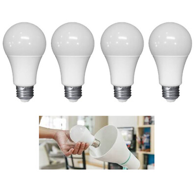 4 Pc 5 Watt Energy Light Bulb Daylight LED 400 Lumens 40 W Output Replacement $25.49