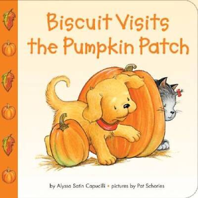 #ad Biscuit Visits the Pumpkin Patch Board book By Capucilli Alyssa Satin GOOD $3.54