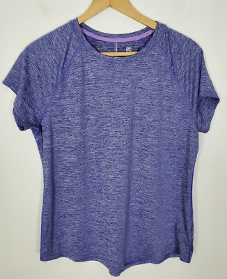 #ad #24 Champion Women#x27;s Large L Purple Athletic Tee T shirt Running $6.99