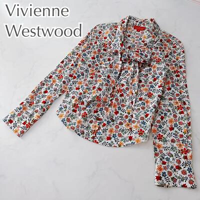 #ad Vivienne Westwood Bowtie Blouse Liberty Pattern Botanical Floral All Over $160.96