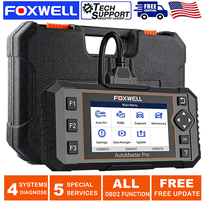 #ad FOXWELL NT614 Elite Car OBD2 Scanner Code Reader Automotive ABS SRS TCM ECM Scan $135.20