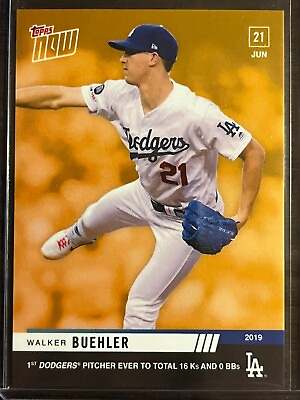 #ad 2019 Topps Now #ODB 18 Walker Buehler Los Angeles Dodgers $99.99