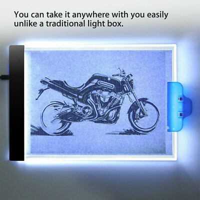 #ad LED Tracing Light Box Board Art Tattoo A4 Drawing Pad Table Stencil Display $22.96