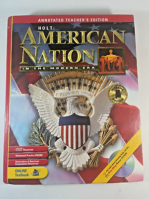 #ad Holt The American Nation in the Modern Era 2005 Alabama Teacher#x27;s Ed. 0030388392 $18.95