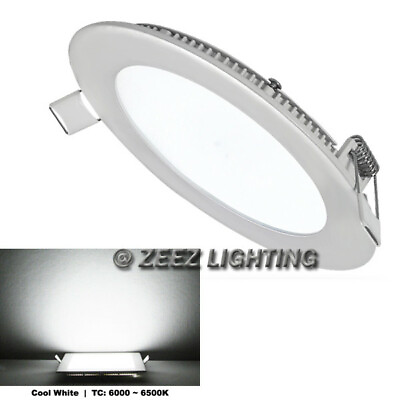 #ad Cool White 4W Round LED Recessed Ceiling Panel Down Lights Bulb Lamp Fixture $8.76