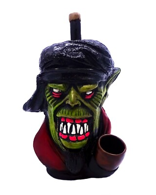 #ad War Goblin Smoking Hand Pipe Pipe Smoke Handcraft $34.90