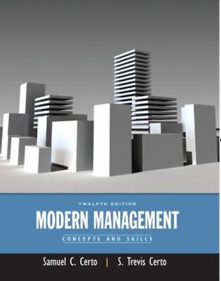 #ad Modern Management : Concepts and Skills Trevis Certo Samuel C. $8.64