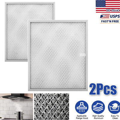 #ad 2Pcs Aluminum Grease Range Hood Filters Replacement for Broan BPS1FA30 99010299 $12.95