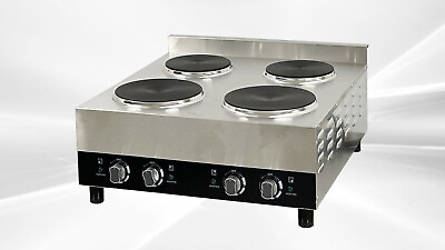 #ad NEW Commercial Electric Four Burner Hot Plate Stove Range 240V 60Hz 5500W NSF $1124.96