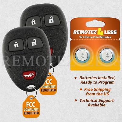#ad 2 Keyless Entry Remote Control Car Key Fob for 2007 2014 EQUINOX CHEVROLET TAHOE $11.89