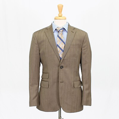 #ad Michael Bastian 40R Brown Sport Coat Blazer Jacket HB 2B Wool $199.99