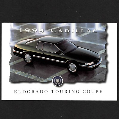 #ad 1994 Cadillac ELDORADO Touring Coupe: Original Dealer Promo Postcard UNUSED VG $5.99