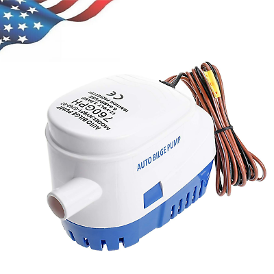 #ad 12V 760GPH Automatic Submersible Boat Bilge Water Pump With Auto Float Switch US $21.59
