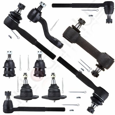 #ad For Chevy Blazer RWD amp; C10 Pickup 10Pcs Front Ball Joints Idler Arm Tie Rods Kit $73.69