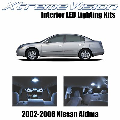 XtremeVision Interior LED for Nissan Altima Sedan 2002 2006 10 PCS Cool White $9.99