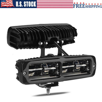 #ad 2x 6inch White LED Work Driving Light Bar Spot Pods Fog Lamp Offroad SUV Truck $39.99