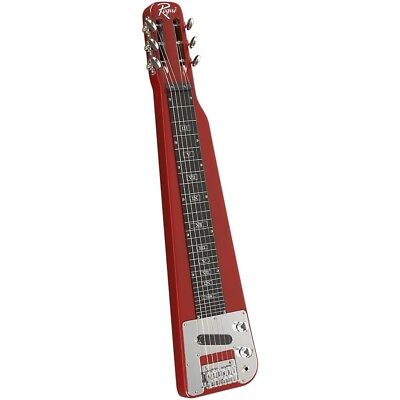 #ad Rogue RLS 1 Lap Steel Guitar with Stand and Gig Bag Metallic Red $149.99