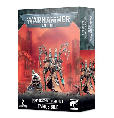 #ad Fabius Bile Chaos Space Marines Warhammer 40K NIB $38.25