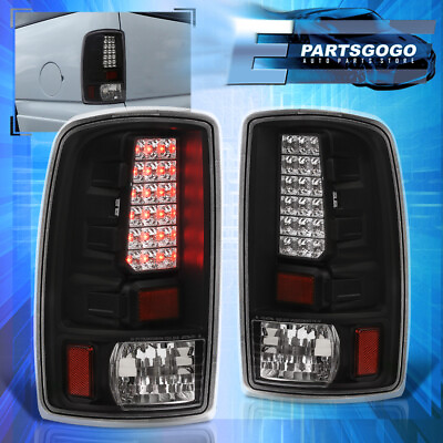 #ad For 00 06 Chevy Suburban Tahoe Yukon LED Tail Lights Brake Lamps Assembly Black $83.99