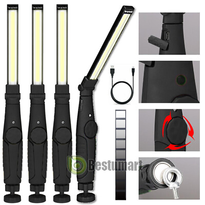 90000LM Rechargable Flashlight Magnetic Bar Lamp Folding LED Bar Shop Work Light $45.99