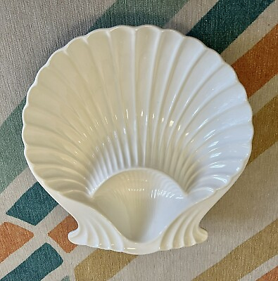#ad Nautical Shell Shape Chip And Dip Bowl Regent Gallery Portugal Hand Made $24.99