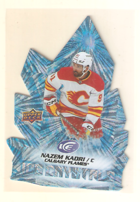 #ad Nazem Kadri 2022 23 UD Ice Ice Crystals Insert #5 Flames $0.99
