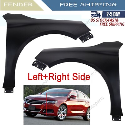#ad Fender For 2014 2020 Chevrolet Impala Front Passenger amp; Driver Side Primed Steel $228.14
